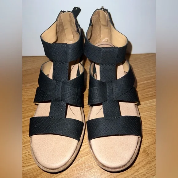 HOT Barton Wedge Dr Scholls Black Wedges Scholl's Shoes Dr